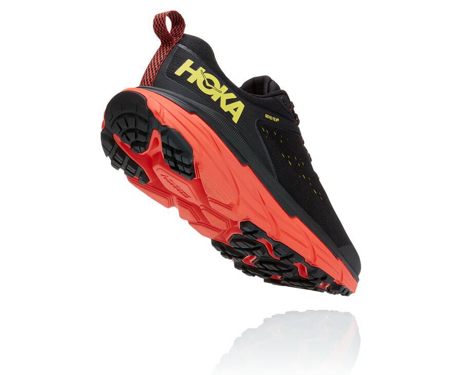 Hoka One One Trail Schoenen Heren - Challenger Atr 6 Gore-Tex - Zwart/Rood - DS8162359